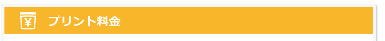 プリント料金